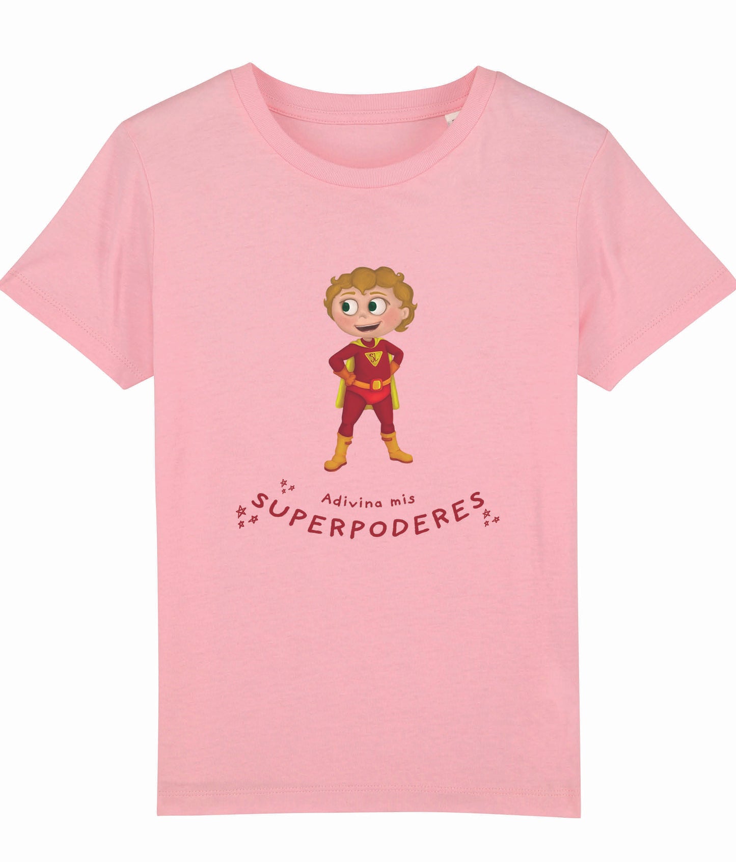 Kids Organic Super Hero T-Shirt - Spanish