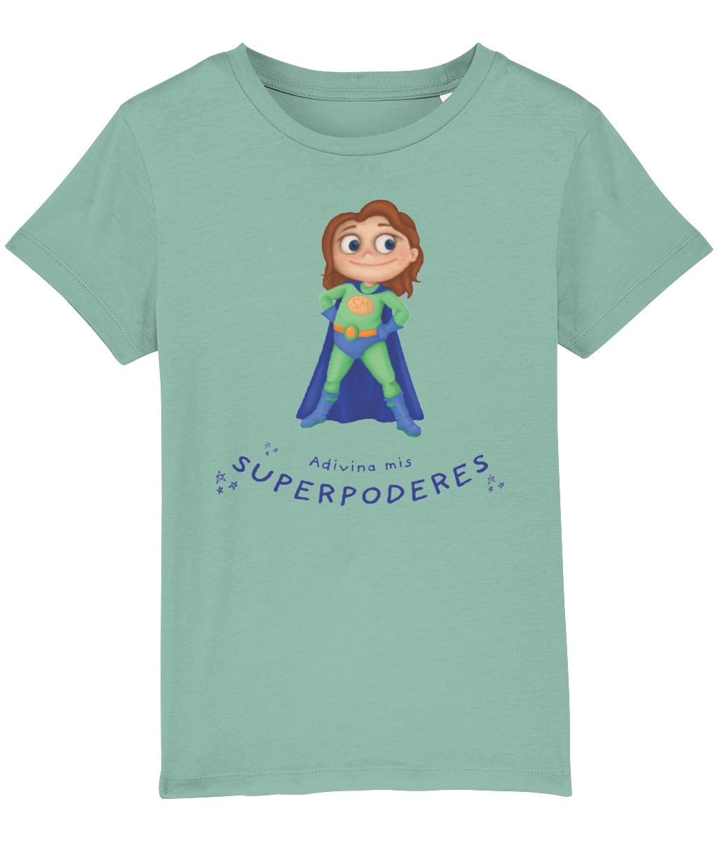 Kids Organic Super Hero T-Shirt - Spanish