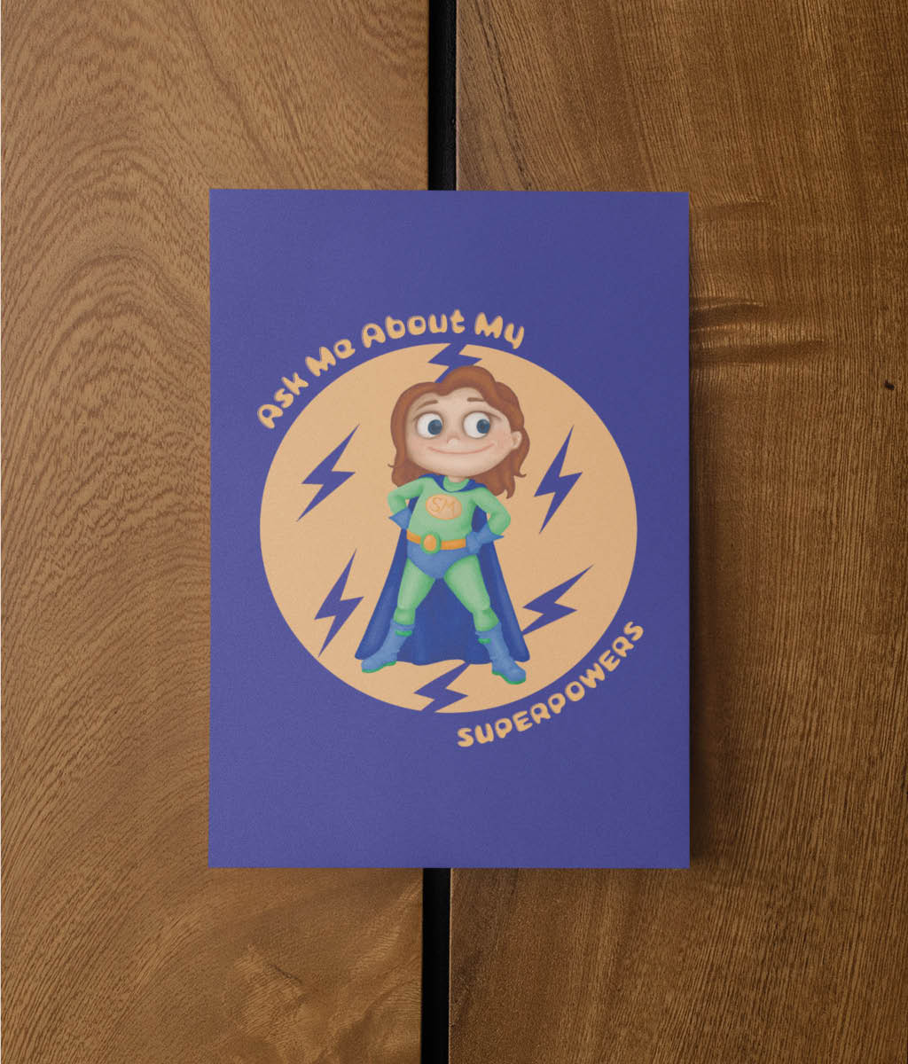 Super Hero Postcards