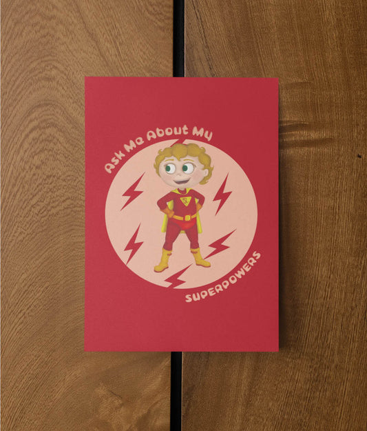 Super Hero Postcards