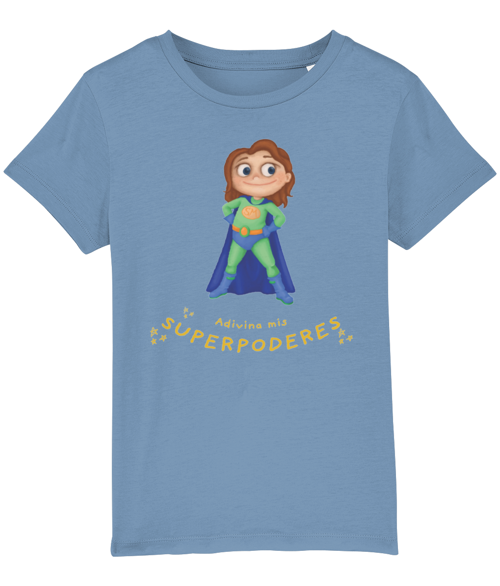 Kids Organic Super Hero T-Shirt - Spanish